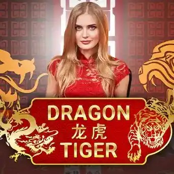 Dragon Tiger game by Evolution – logo hosted on GoldSpin Casino