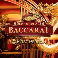 Official Live Dealer logo: Golden Wealth Baccarat by Evolution at GoldSpin Casino